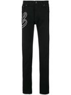 Dolce & Gabbana Royal Embroidered Jeans - Black