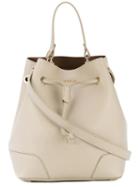 Furla - Stacy Drawstring Tote - Women - Calf Leather - One Size, Nude/neutrals, Calf Leather
