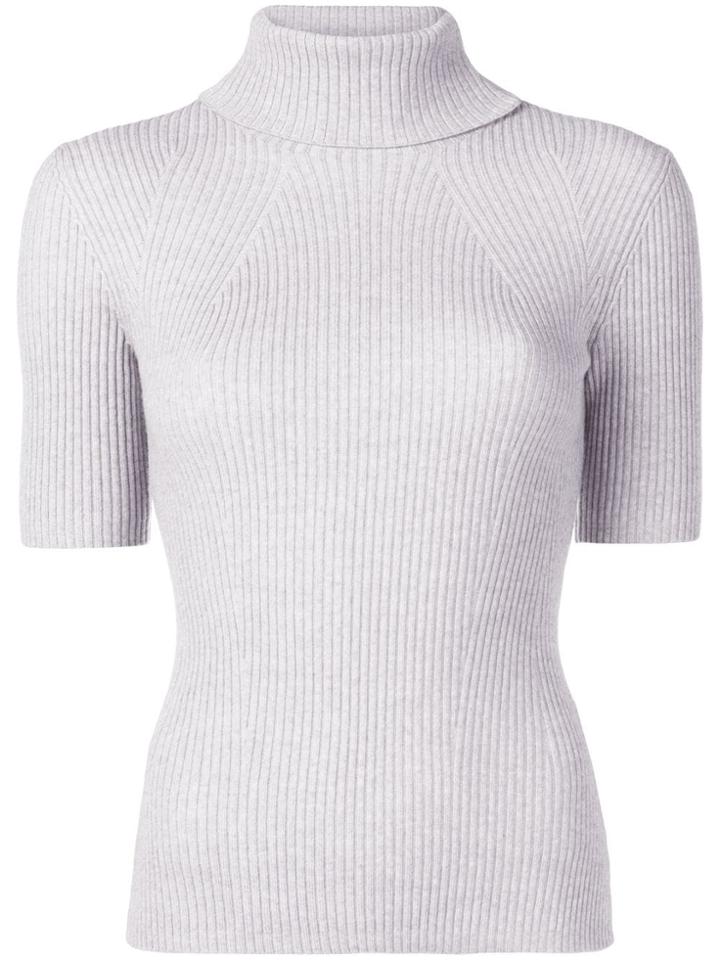 3.1 Phillip Lim Turtleneck Short-sleeved Sweater - Grey