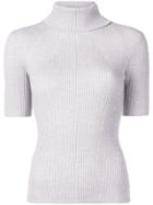 3.1 Phillip Lim Turtleneck Short-sleeved Sweater - Grey