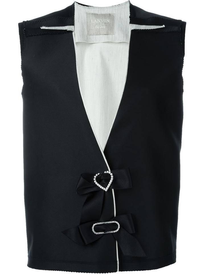 Lanvin Bow Detail Waistcoat