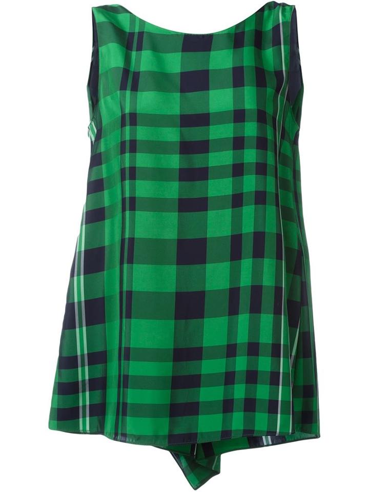 Stella Mccartney Checked Tank Top