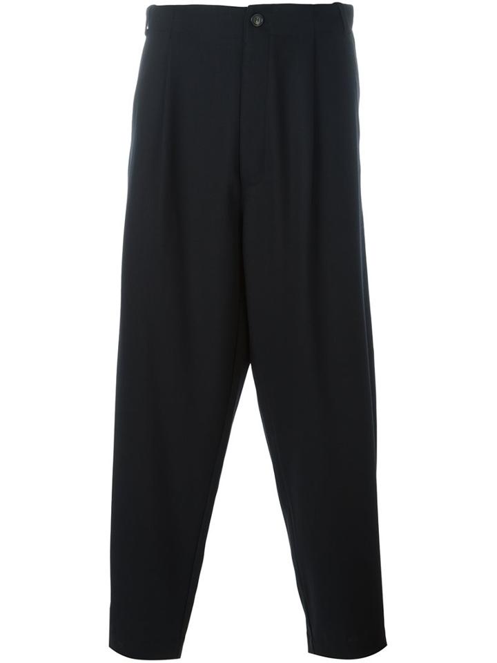 Société Anonyme 'jap Boy' Trousers, Size: Small, Blue, Wool