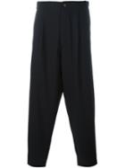 Société Anonyme 'jap Boy' Trousers, Size: Small, Blue, Wool