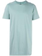Rick Owens Drkshdw Elongated T-shirt, Men's, Size: Small, Blue, Cotton