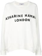 Katharine Hamnett London Logo Print Sweatshirt - White