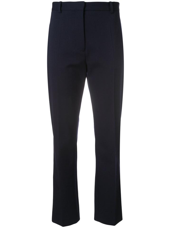 Joseph Cropped Slim-fit Trousers - Blue