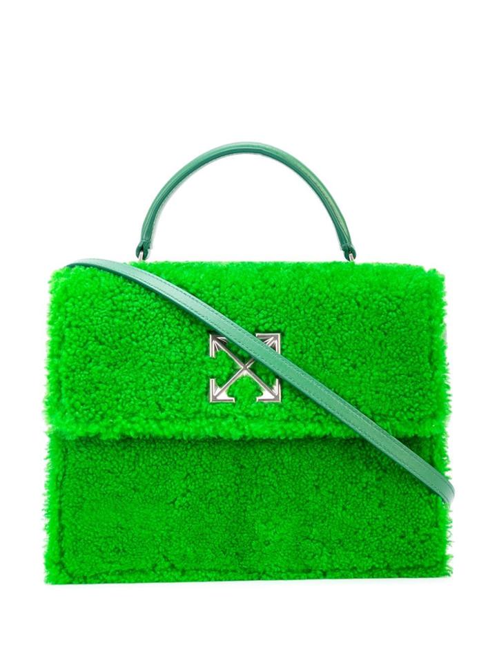 Off-white 2.8 Jitney Furry Bag - Green
