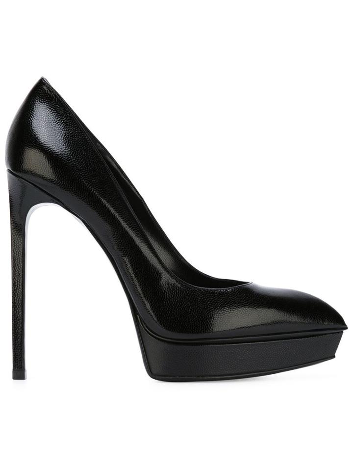 Saint Laurent Janis Pumps, Women's, Size: 39, Black, Leather