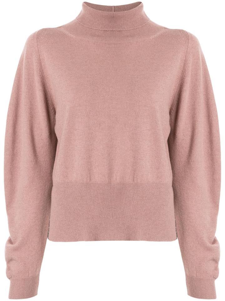 Fabiana Filippi Side Slit Jumper - Pink