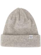 Norse Projects Knitted Beanie Hat - Grey