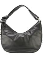 Borbonese Studded Shoulder Bag, Women's, Black, Leather/metal Other