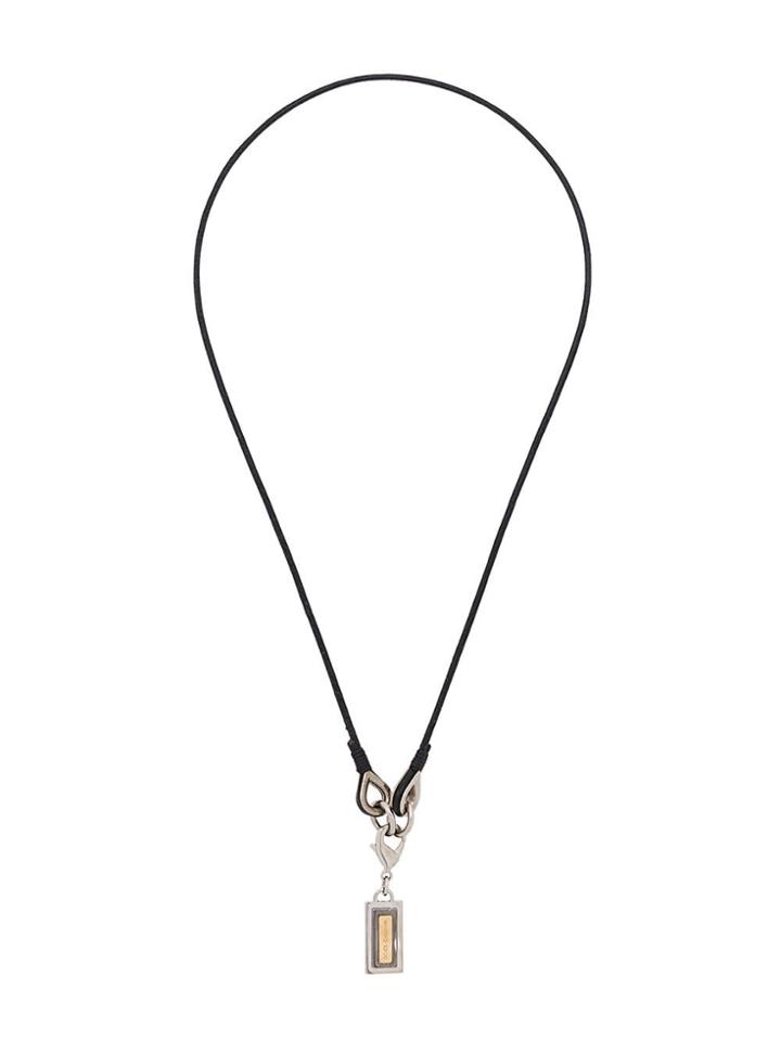 Dolce & Gabbana Lobster Charm Necklace - Black