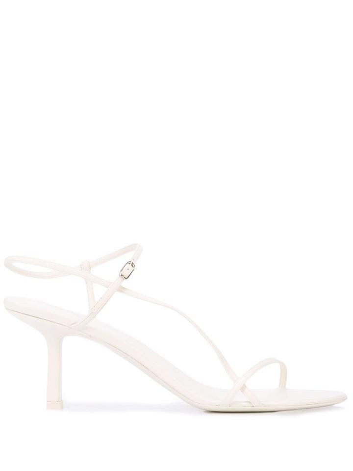 The Row Strappy Sandals - White