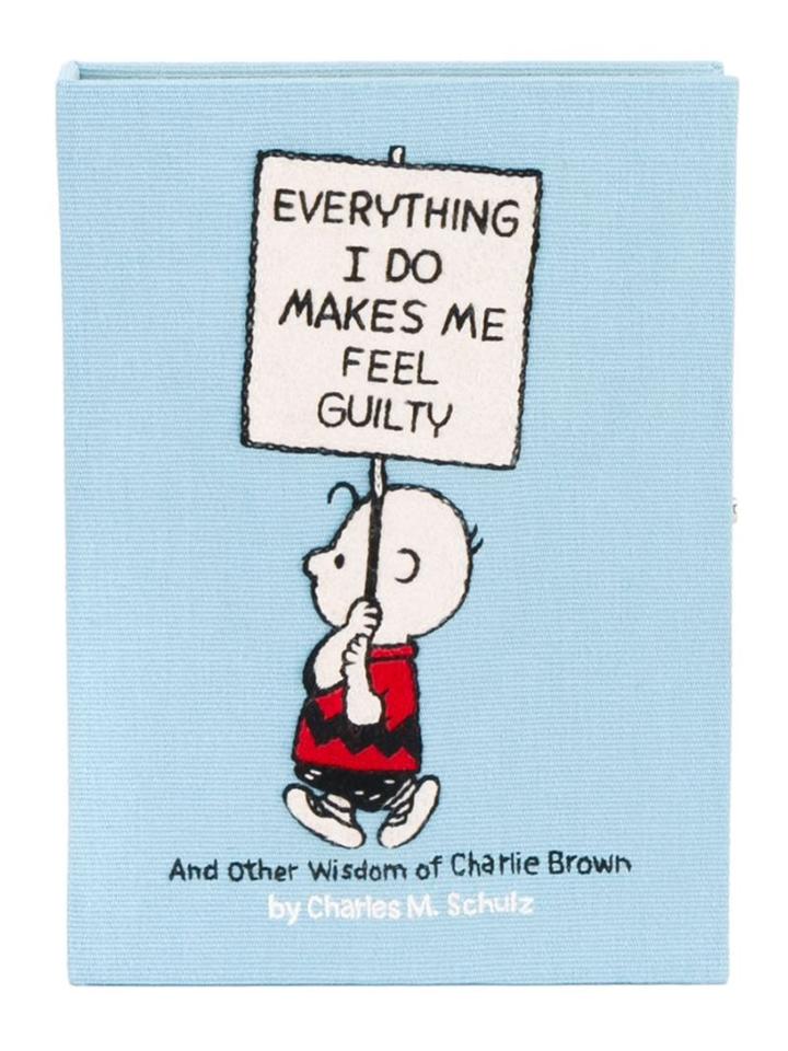 Olympia Le-tan 'everything I Do Makes Me' Clutch, Women's, Blue