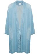 Monkey Time Denim Kimono Overshirt - Blue