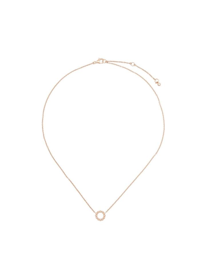 Astley Clarke Beaded Stilla Arc Pendant - Pink