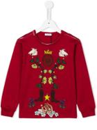 Dolce & Gabbana Kids Western Print Sweatshirt, Toddler Boy's, Size: 2 Yrs, Red