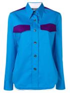 Calvin Klein 205w39nyc Contrasting Pocket Shirt - Blue