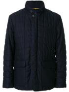 Canali Padded Coat - Blue