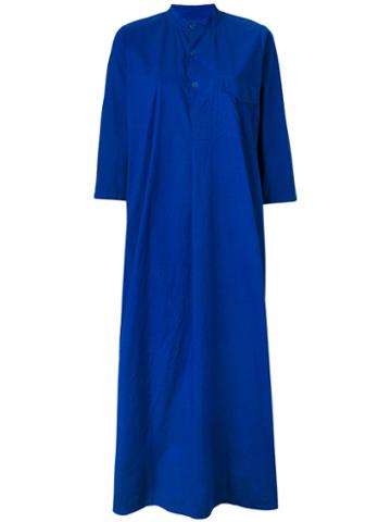 Labo Art - Shirt Dress - Women - Cotton - 2, Blue, Cotton