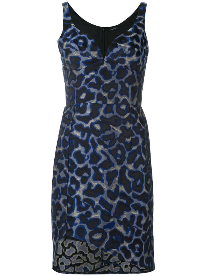 Tufi Duek Animal Print Dress - Blue