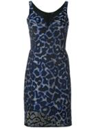 Tufi Duek Animal Print Dress - Blue