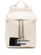 Rick Owens Drkshdw Patch Detail Backpack - White