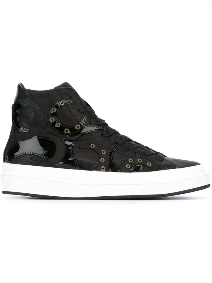 Philippe Model Eyelet Detail Hi-top Sneakers