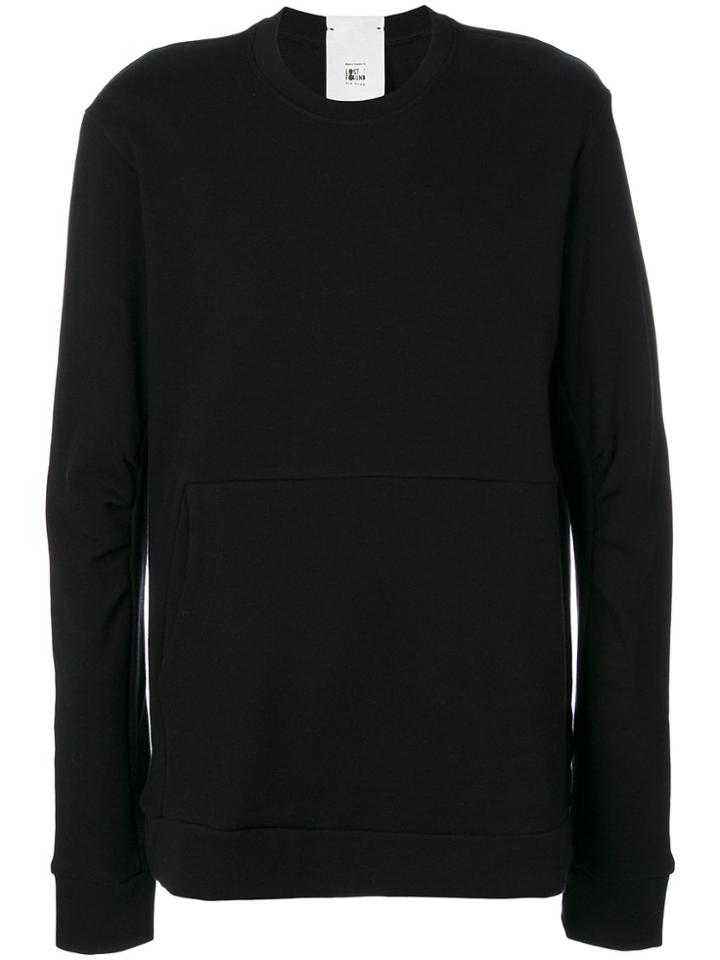 Lost & Found Ria Dunn Oversized Pouch Pocket Sweatshirt - Black