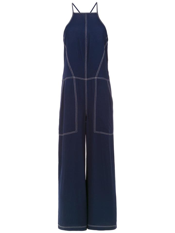 Mara Mac Wide Leg Jumpsuit - Blue