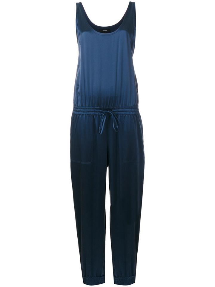 Theory Scoop Neck Jumpsuit - Blue
