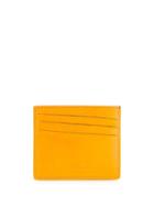 Maison Margiela Logo Embossed Cardholder - Yellow