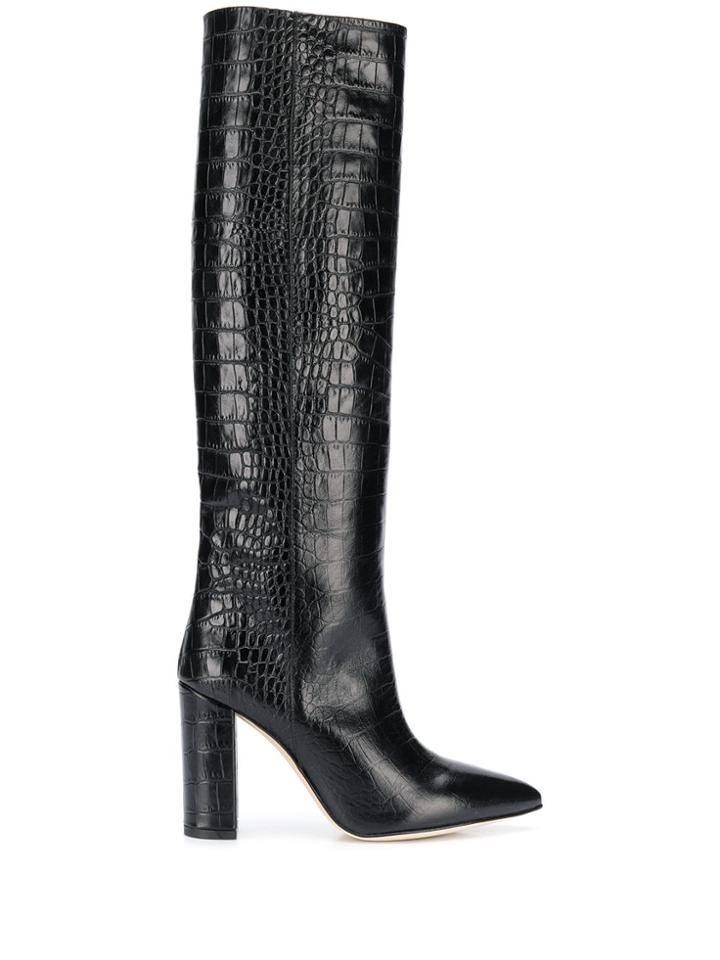 Paris Texas Ankle Length Boots - Black