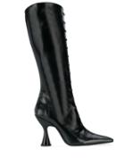 Dorateymur Stainless Lace-up Boots - Black