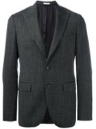 Boglioli Flap Pocket Blazer, Men's, Size: 48, Grey, Acetate/cupro/virgin Wool