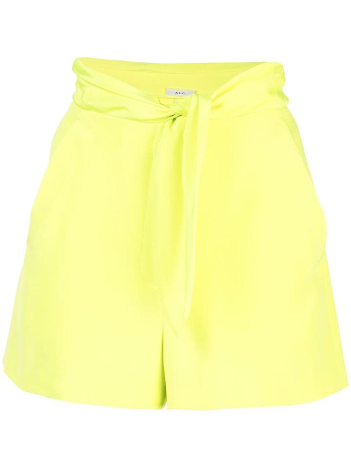 A.l.c. High-waisted Shorts - Green