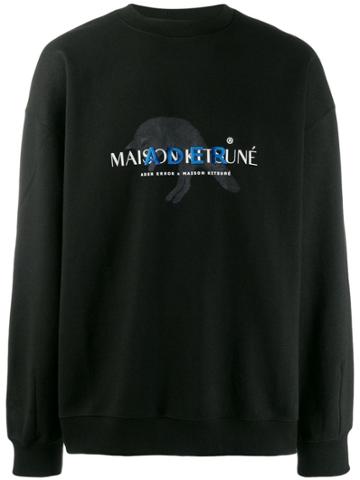 Maison Kitsuné Ader Error X Maison Kitsuné Sweatshirt - Black