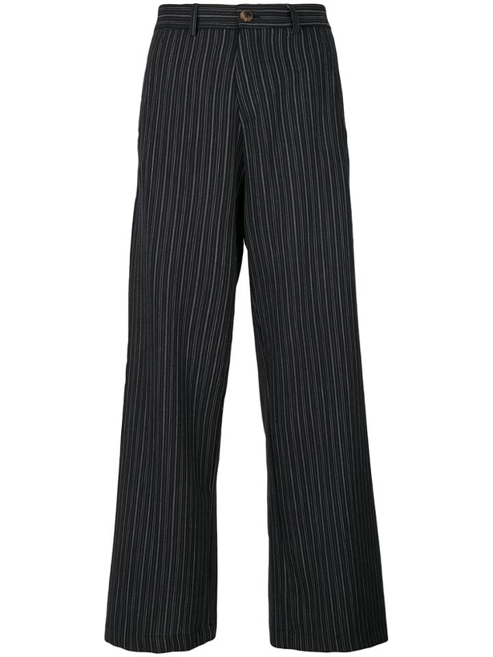 Société Anonyme Winter Elvis Striped Trousers - Black