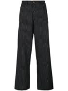 Société Anonyme Winter Elvis Striped Trousers - Black