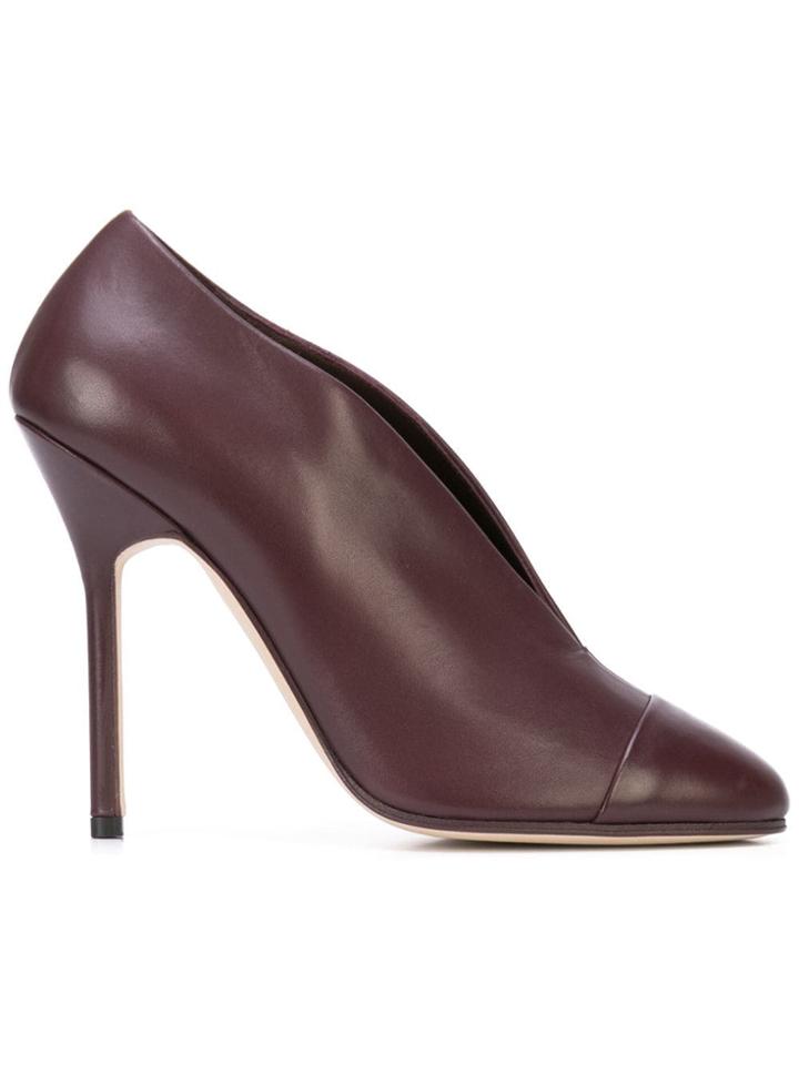 Victoria Beckham Refined Pin Pumps - Red
