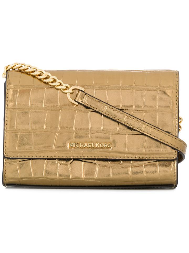 Michael Michael Kors Daniela Crossbody Bag - Yellow & Orange