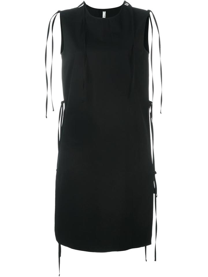 Damir Doma Straight Mid-length Dress, Women's, Size: Small, Black, Cotton
