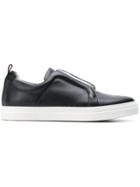 Pierre Hardy Laceless Low-top Sneakers - Black