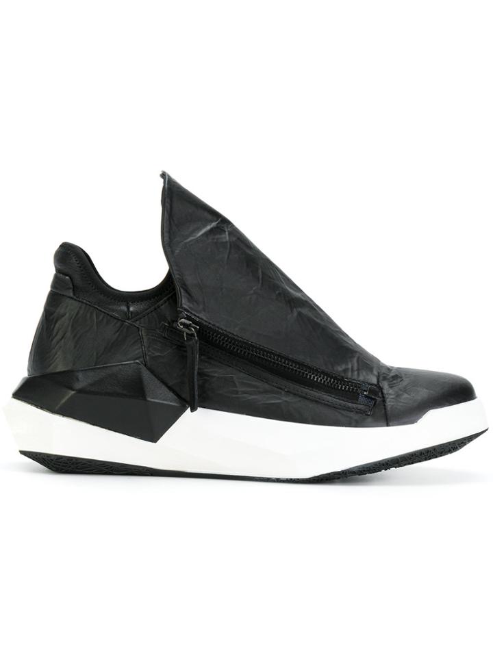 Cinzia Araia Geometric Sneakers - Black