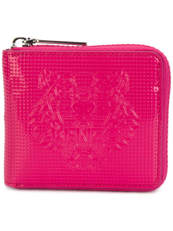 Kenzo Tiger Wallet - Pink & Purple