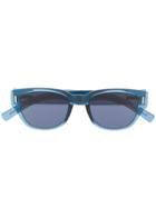 Dior Eyewear Fraction Glasses - Blue