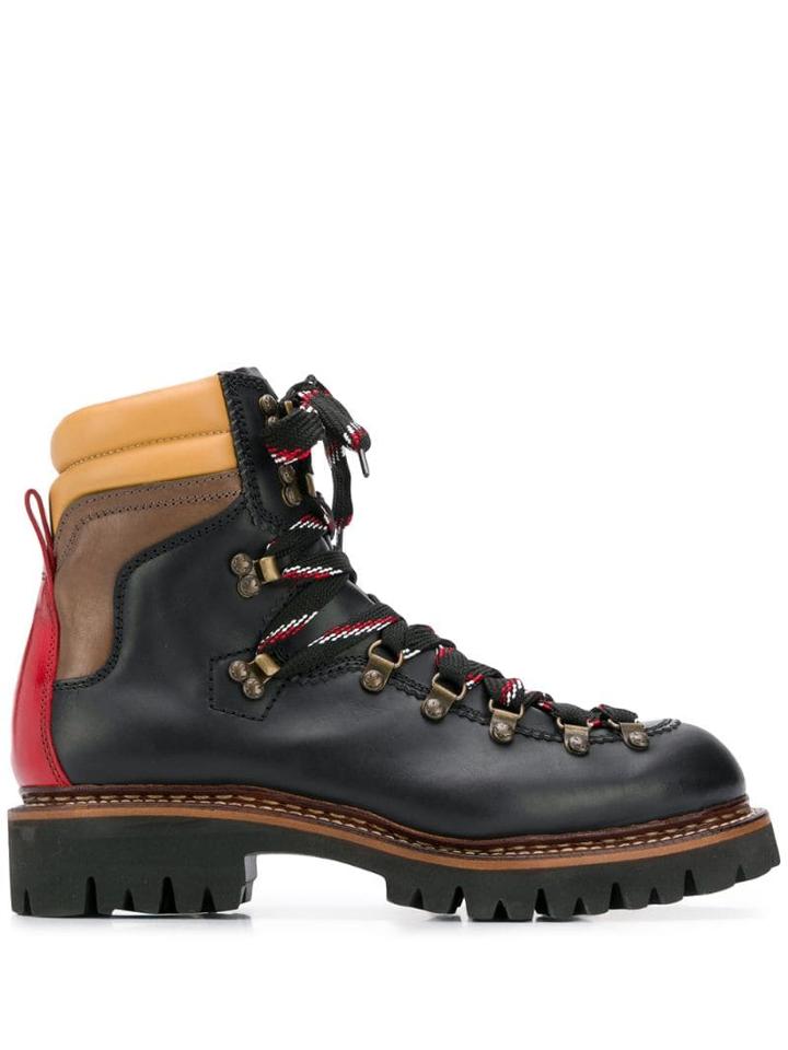 Dsquared2 Colour-block Boots - Black