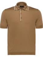 Prada Short-sleeve Polo Shirt - Brown