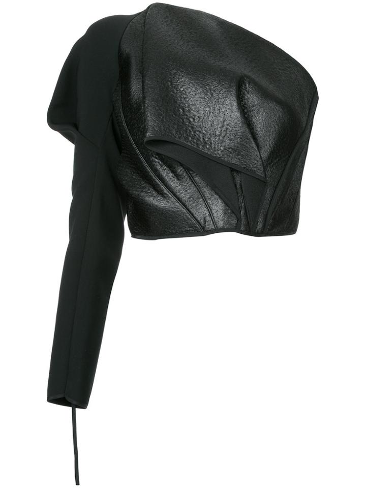 Maticevski One-shoulder Blouse - Black